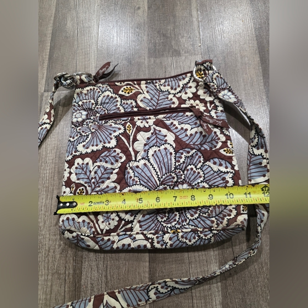 Vera Bradley Vintage Quilted Boho Crossbody Shoulder Bag Floral Blue Cottagecore - Picture 7 of 10